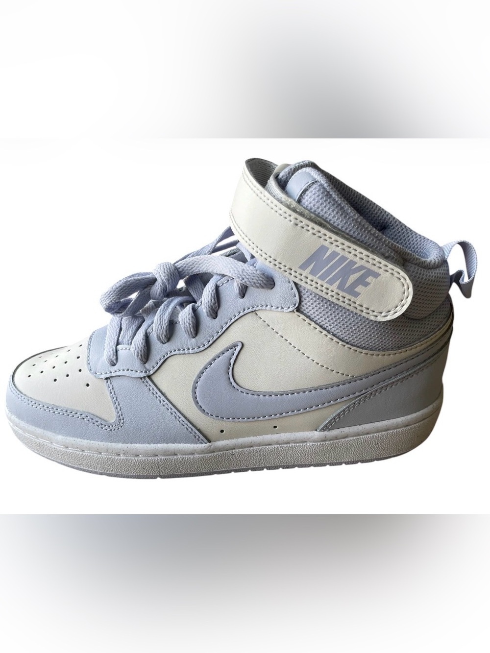 Nike Court Borough Mid 2 Kids Size 5Y Platinum Tint New In Box